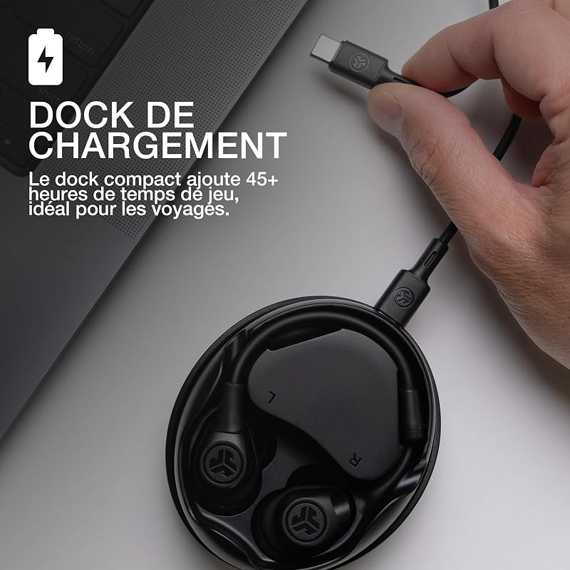 Work Buds Écouteurs sans Fil Bluetooth avec Microphone Amovible