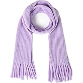 BEARUN Kids Knit Scarf Winter Fashion Solid Color Toddler Baby Scarves Neck Warmer Tassel Scarf for Boys Girls