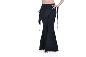 BellyLady Belly Dance Tribal Costume Pants, Yoga Salsa Ballroom Dance Pants