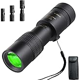 10-300x40 Monoculars for Adults High Powered – Zoom Monocular Telescope with BAK4 & FMC Lens for Concerts, Birdwatching, Stargazing (Smartphone Adapter &Tripod NOT Include)