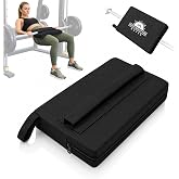 Lights Mountain Square Hip-Thrust Pad Protective Extra Thick Foam pad for Barbell Weightlifting Hip Thrusts and Glute Bridges Workouts Home Gym Equipment