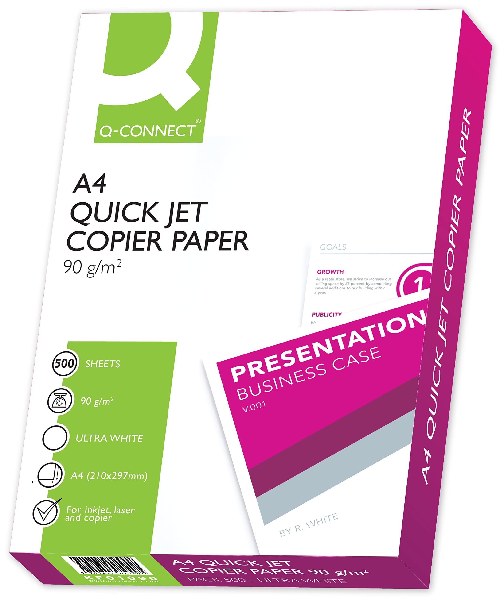 Q-Connect Quick Jet Paper A4 90gsm White Ream