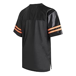 DEHANER Plain Black Football Jersey for Men Unisex