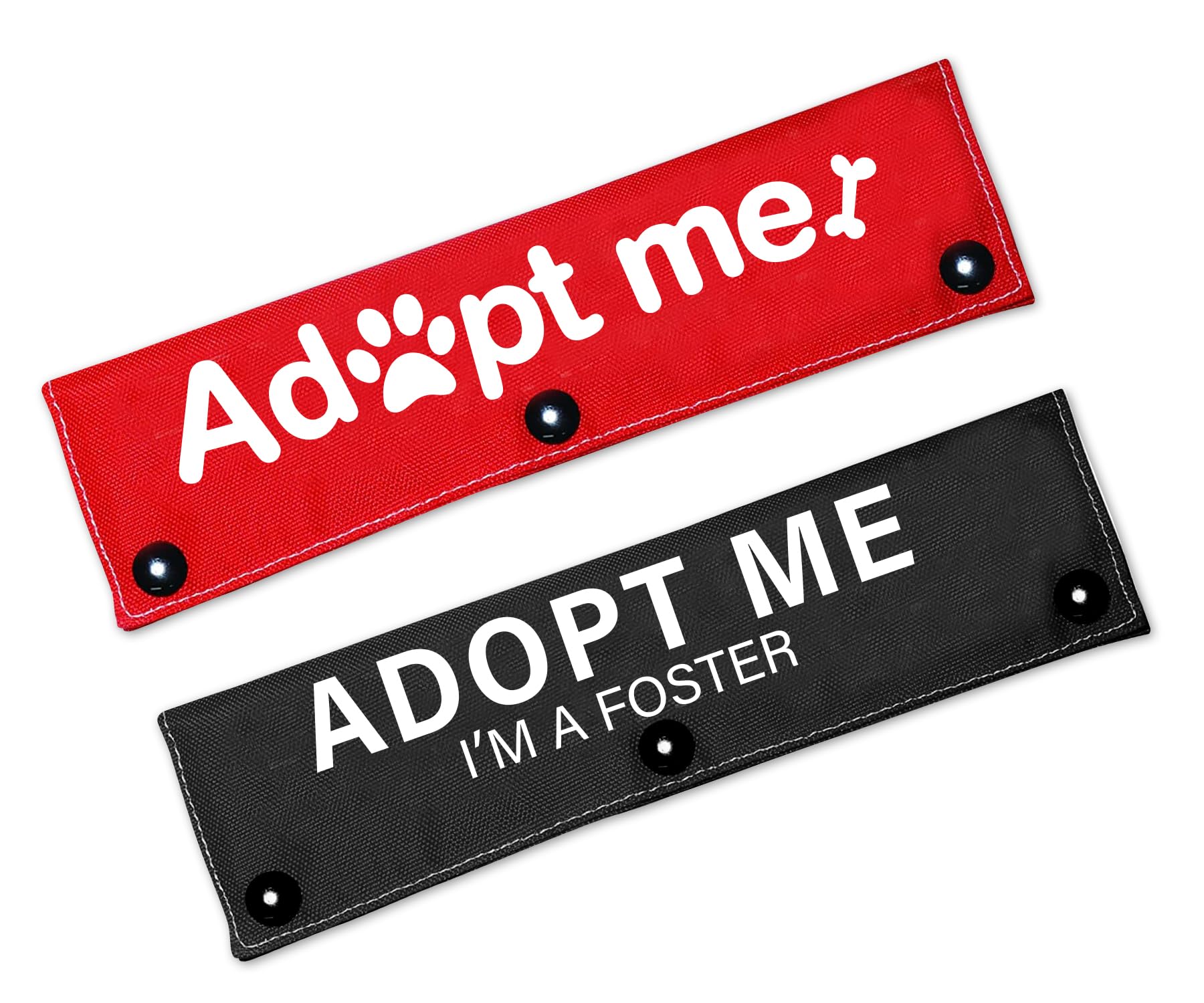 Photo 1 of Cgvovgr Adopt Me Dog Leash Sleeve 2 Set - Includes Red and Black 2 Sleeves for Dog Owner Gift