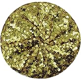 JUMISEE Sparkly Sequin Berets for Women Girls Fashion Beanie Hat Costume Accessories for Festival Party Dance