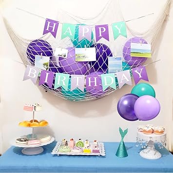 Amazon Com Mermaid Theme Birthday Party Decorations Mermaid Party