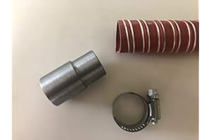 INNOVATIVE GENERATOR SOLUTIONS GenExhaust Universal Generator 1" Silicone tubing Exhaust Extension 4 Foot Length.