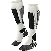 FALKE Women's SK2 Intermediate Ski Socks, Warming, Quick Dry Merino Wool, 1 Pair