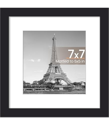 Amazon.com - ZXT-parts 7x7 Picture Frames with 4x4 Opening Mat
