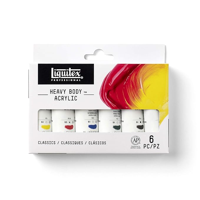 Liquitex Complete Classic Heavy Body Acrylic Paint Set Amazon.in