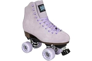 Sure-Grip Boardwalk Unisex Outdoor Roller Skates with Retro Leather Boots and 82A Wheels