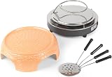 Progress EK4025PAR-R Pizza Maker Terracotta Cover 800W Black Mini Large Pizzas view 7