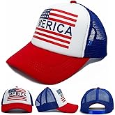 LENOAPHYS Baseball Caps 4th of July Hat Fourth of July Accessories Outfits for Women USA Hat Trucker Hat 4th of July Accessories for Women Multicolor