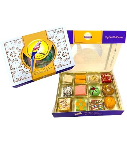 Amazon.com : Sukhadia Sweets - Kesar Penda - 16pc Sukhadia Mithai