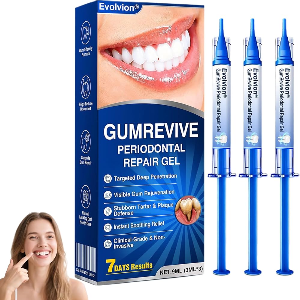 Evolvion GumRevive Periodontal Repair Gel, 2026 New Professional Gum Protect Dental Gel, Hydroxyapatite Oral Care, Protect Gu