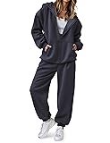 SHESHOW Womens Sweatsuits 2 Piece Set 2025 Zip up
