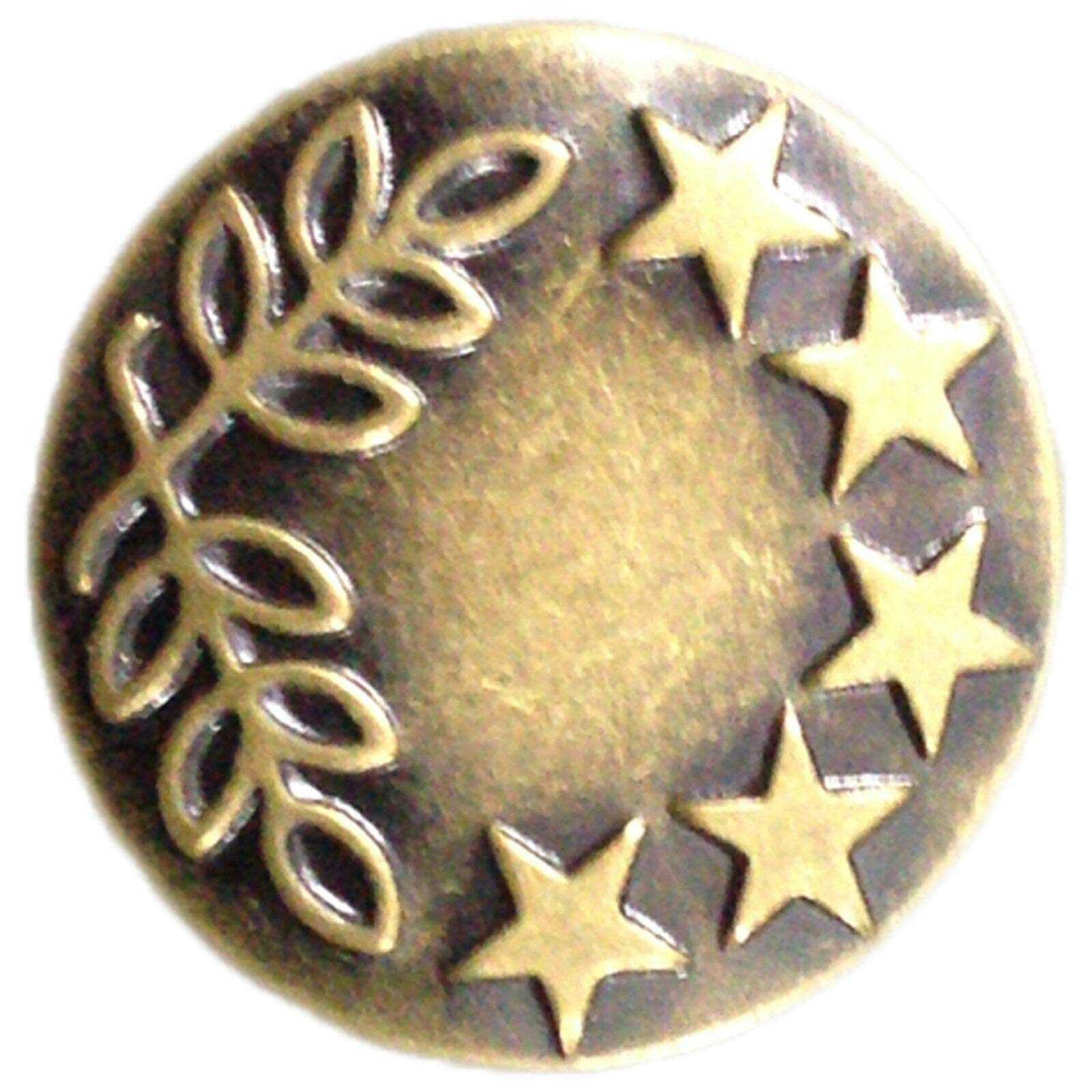 Trimming Shop Jeans Denim Brass Loose 20 Waist Buttons Press/Hammer on Easy to Fix Buttons for Missing Buttons Jeans Pants Button Adjuster/Replacement Denim Jeans Buttons