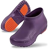 YUNGPRIME Men's and Women's Versatile Waterproof Slip-Resistant Work Boots with Removable Insole - Non-Slip Work Boots, Oil-Resistant Chef Shoes, Restaurant Shoes