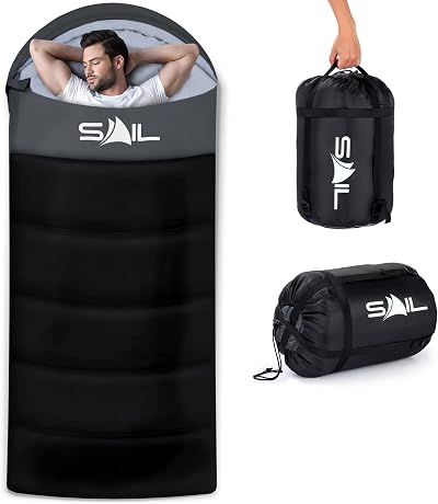 SAIL 4 Season Sleeping Bag XL Extra Wide Big & Tall 0C Comfort 230x100