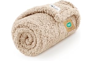 Luciphia Dog Blanket, Premium Fleece Cat Blanket, Soft Sherpa Calming Pet Blanket, Puppy Throw Blanket for Small Medium Dog C