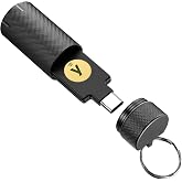 NOPKEY Security Key Case for YubiKey 5C NFC | Aluminum Shell, Sealed Protection, Secure EVA Slot, Everyday Carry, Travel &amp; Backup Storage