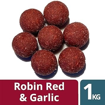 OURONS 20mm Knoblauch & Robin Red Boilies Premium getestet Fischköder 1kg