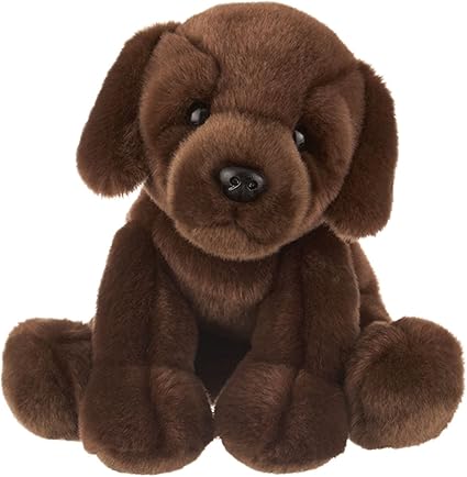 peluche labrador chocolate