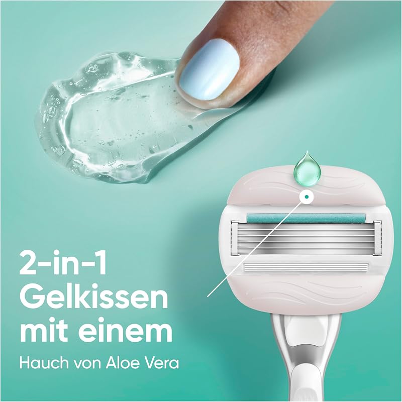 Pro Comfortglide Sensitive, 10 Original Rasierklingen, Grün