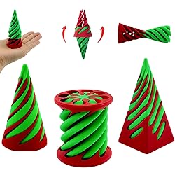 ajitxalr 3 Packs Impossible Cone,Spiral Cone Fidget
