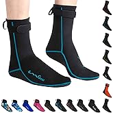 OMGear Water Socks Neoprene Socks Beach Booties 3mm 5mm Anti-Slip Wetsuit Footwear Fin Swim Sand Proof Socks