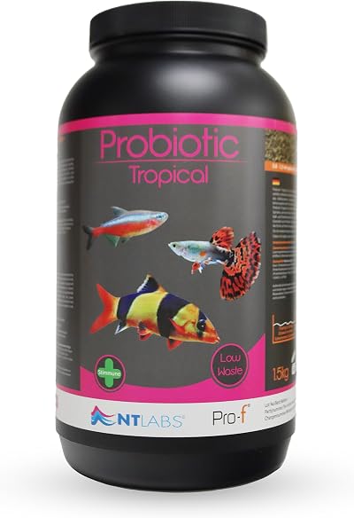 NT Labs Pro-f Probiotic Tropical Fish Food 1.5kg Granules Spirulina