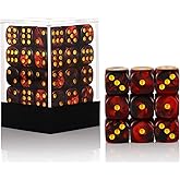 36 of Pack 12MM 6 Sided Mini Dice Set,Two Colours D6 Game Dice Set, 6 Sided Standard Dices for Yahtzee, Bunco or Teaching Mat