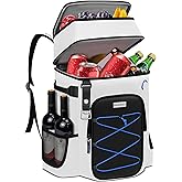 BAVGRED Cooler Backpack Insulated Leak Proof 30 Cans for Men Women,Waterproof Soft Cooler Bag,Lightweight Ice Chest Lunch Backpack for Beach Camping Picnic Travel Worksite Fishing