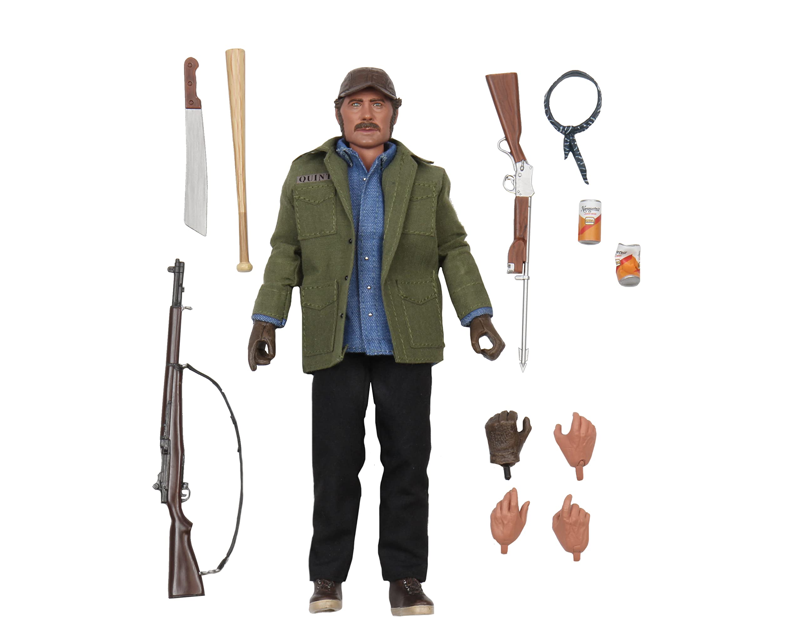 Photo 1 of Jaws – Sam Quint – 8” Clothed Action Figure - NECA