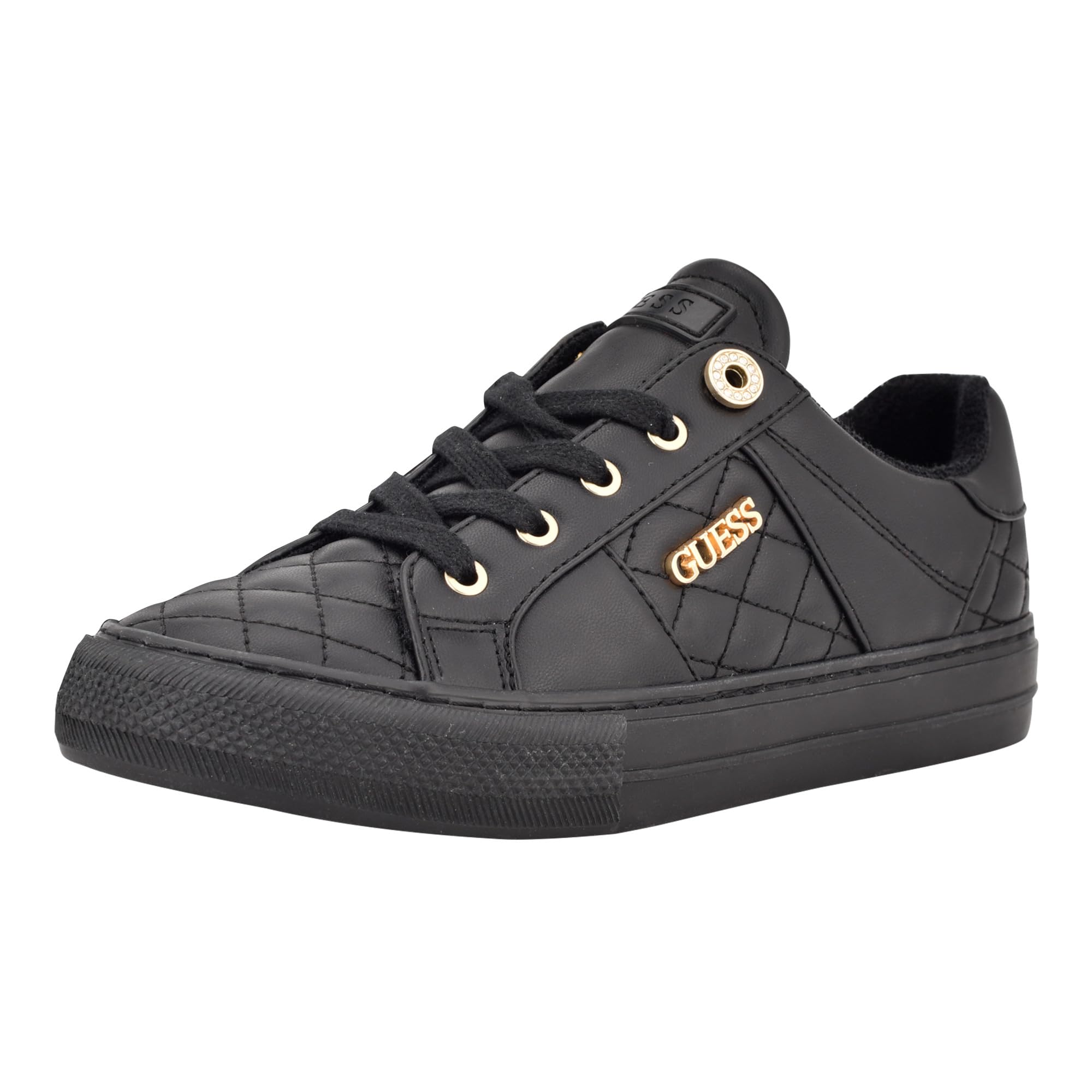 Guess Women's Loven3 Sneaker, Black 005, 8 Image