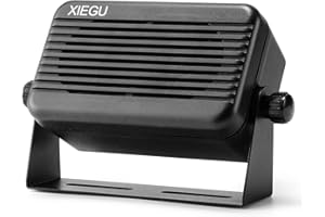 Xiegu GY03 3.5mm Plug Rectangular External Speaker with Stereo Sound for CB/Mobile/Ham Radio, HF Transceivers, Compatible with Xiegu X6100 G1M Radioddity QT40 QT60 QT80 CB-900 PRO