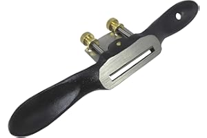 Taytools 469560 Flat Bottom Spokeshave Fine Adjustment 2 Inches Wide High Carbon Blade RC 55-60 9-1/2 Inches Overall