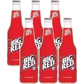 Big Red&reg; Soda &ndash; Made with Real Sugar &ndash; 6 Pack of 12 oz Glass Bottles &ndash; Nostalgic Red Cream Soda