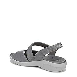 LifeStride Women's Cheerful Sandal Graphite 8 M