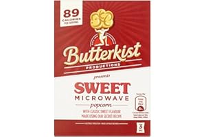 Butterkist Microwave Popcorn - Sweet (3 per Pack - 270g)