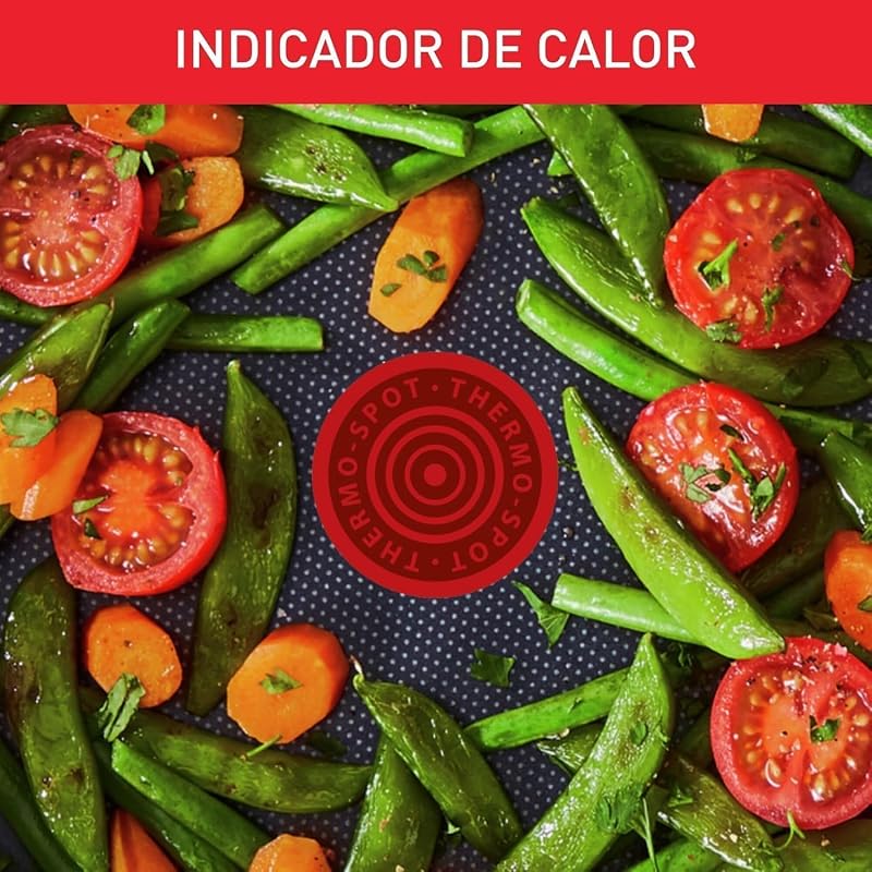 Tefal duetto - frigideiras antiaderentes, fundo grosso, resistente a impactos reforçado, fácil limpeza, todos os tipos de placas, cor ferro, conjunto de 3 frigideiras em aço inox 20/24/28 cm