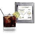 [500 COUNT] CORNSTRAW 5" Short Cocktail Straws, Black PLA Cornstarch Plastic-Free Disposable Small Drink Stirrer, Swizzle, mixer, for Cold Drinks, whiskey, Bar, Club, Party