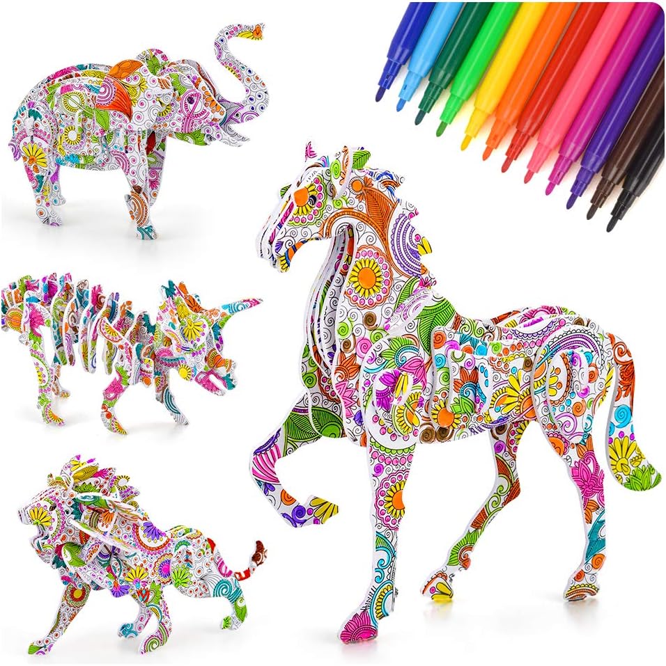 5 6 7 8 Year Old Girl Kid Birthday Gift, Art Supplies Painting Toy Kit