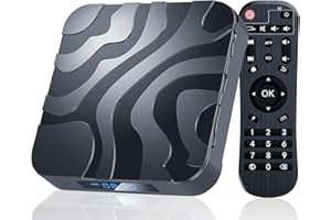 EASYTONE 2025 Android TV Box 12.0, T95MAX Android Box 4GB RAM 32GB ROM H618 Quad-Core CPU 6K TV Box Support 2.4/5G Dual WiFi Ethernet Bluetooth 4.0 H.265 Smart Box