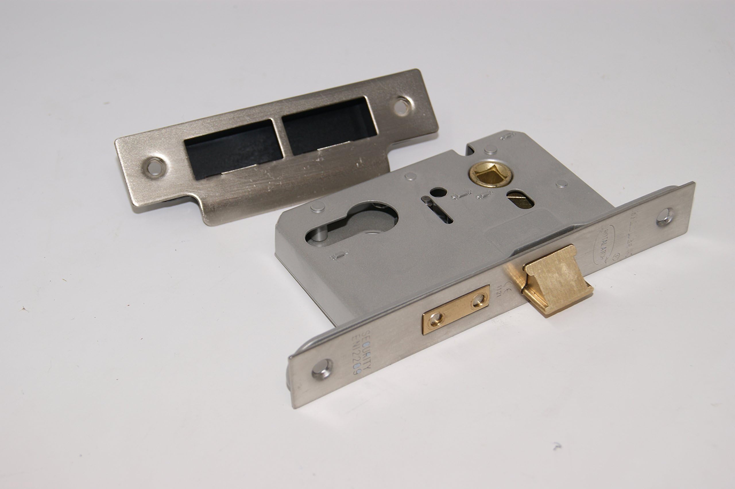51.08.65.SS Gridlock Euro Profile Mortice Sashlock 65mm Satin Stainless Steel
