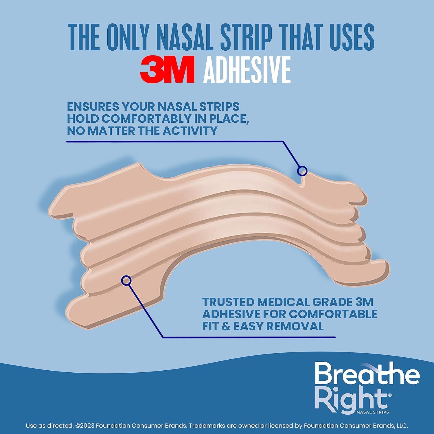 Breathe Right Nasal Strips Extra Strength Tan Nasal Strips Help Stop Snoring Drug-Free Snoring Solution & Instant Nasal Congestion Relief Caused by Colds & Allergies 26ct