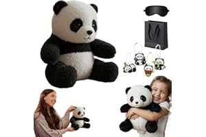 FLAREZE The Pandy - Emotional Healing on Demand,The Pandy Ai Plush for Emotional Support,Realistic Panda Plush,Mimics Natural Movements for Realistic Comfort,Has Super Soft Fur,The Comfort Hug You Have (A1)
