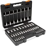 GEARWRENCH 49-teiliges Torx-Bit-Steckschlüssel-Set Mit 1/4", 3/8" Und 1/2" Antrieb