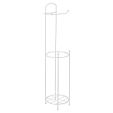 Amazon Basics AB-BR901 Toilet Paper Holder-Free Standing, Multi-Storage, Chrome, one-pack, 5.8 Inch, steel