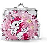 Kiss-lock Coin Purse for Girls Women Mini Change Purses Kids Cute Small Coin Pouch Tiny Coin Wallet Key Holder